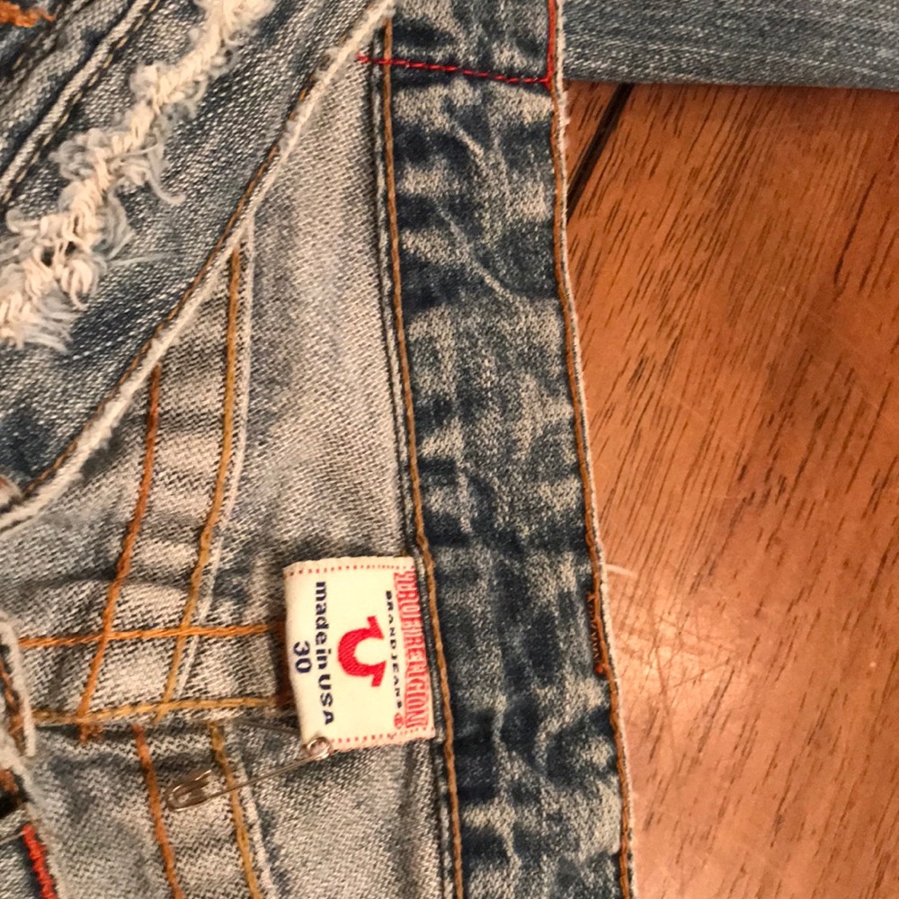 True religion ripped up jeans